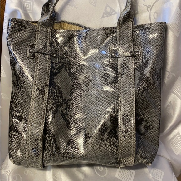 Handbag snakeskin grey - Picture 3 of 3